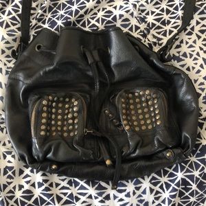FRYE black leather bag